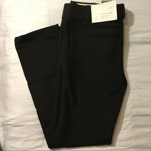 NWT LOFT Petite Black Dress Pants Size 2